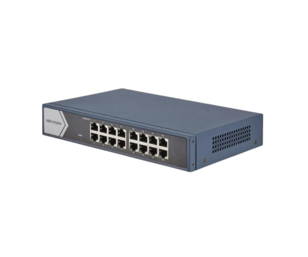 Hikvision DS-3E0516-E(B) 16 Port Gigabit Unmanaged Switch