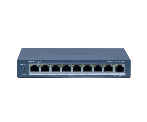 Hikvision DS-3E1309P-EI(B) 8 Port Fast Ethernet Smart POE Switch
