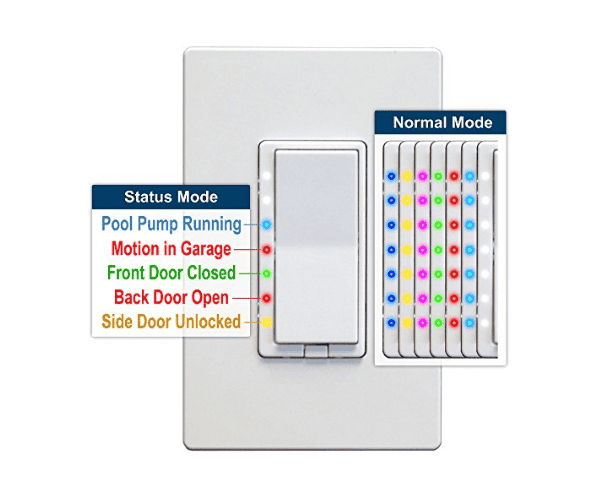 HomeSeer HS-WX300-R2 Z-Wave Plus RGB Smart Dimmer & Switch