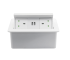 Hot sell UK power socket wire cable storage box wireless charger with uk plug