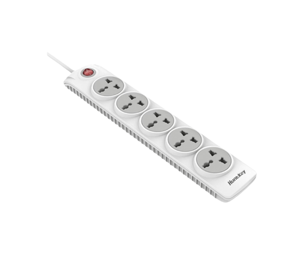 Huntkey SZN601 SIX Socket Child Protection White Power Strip