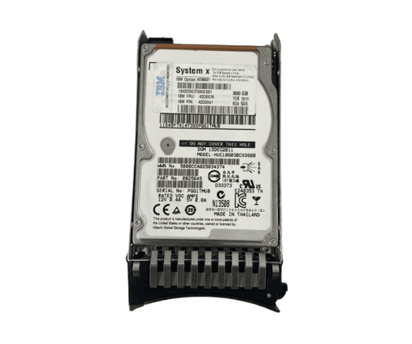 IBM 300GB 10K 6G 2.5" SAS Server HDD
