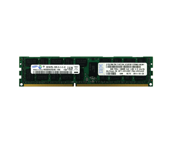IBM 8GB 49Y1397 PC3L-10600R 2Rx4 Server Memory