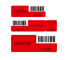 Individual VOID security labels with residue from 1000 pcs