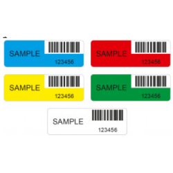 Individual VOID security labels without residue from 1000 pcs