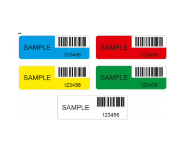 Individual VOID security labels without residue from 1000 pcs