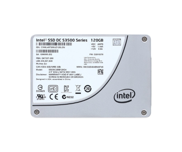 Intel SSDSC2BB120G4 Solid State Drive 120GB SATA