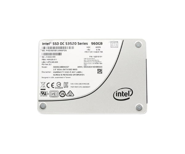 Intel SSDSC2BB960G7 SSD 960GB SATA 2.5inch 6Gbps