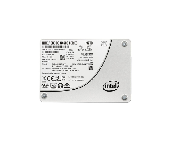 Intel SSDSC2KG019T7 1.92TB Solid State Drive SATA