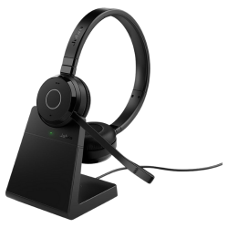 Jabra Evolve 65 TE Link390a USB-A Dual Headset with Stand