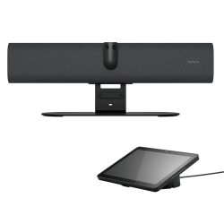 Jabra PanaCast 40 Black 180 Degree Panoramic 4K Video Bar System (With PanaCast Control Touchscreen Tablet)