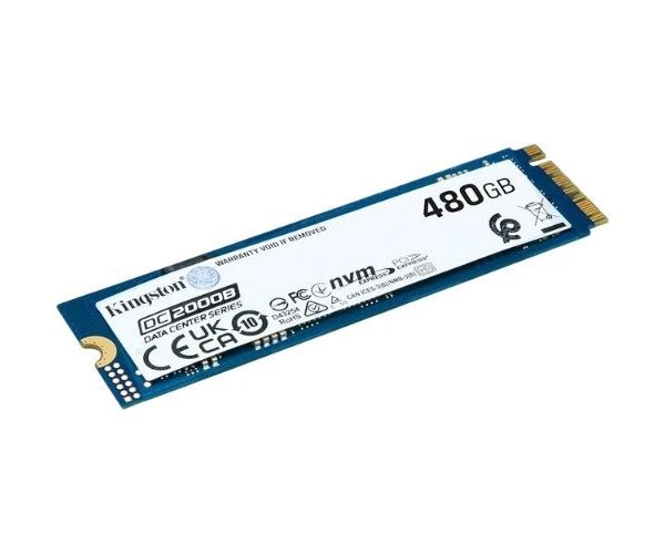 KINGSTON SEDC2000BM8/480G DC2000B 480GB PCIe 4.0 NVMe M.2 SSD.