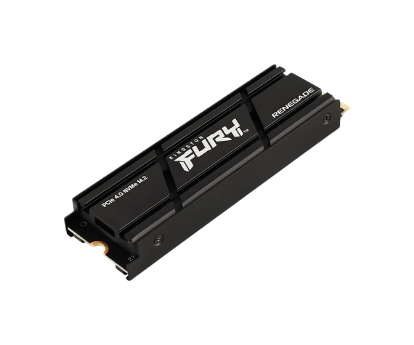 Kingston FURY Renegade 2TB PCIe 4.0 NVMe M.2 SSD with Black Heatsink