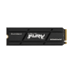 Kingston FURY Renegade 2TB PCIe 4.0 NVMe M.2 SSD with Black Heatsink