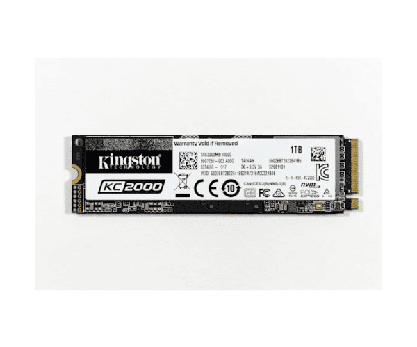 Kingston KC2000 NVMe PCIe Gen4 Server SSD