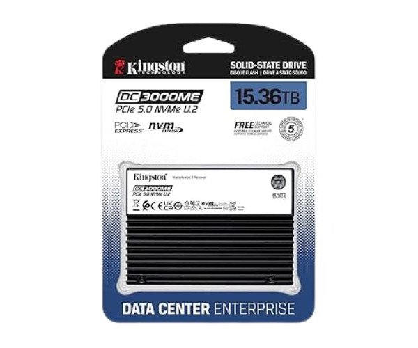 Kingston SEDC3000ME/15T3 DC3000ME 15.36TB PCIe 5.0 NVMe U.2 SSD