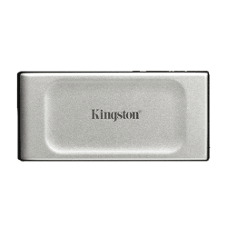 Kingston XS2000 500GB USB 3.2 Gen 2x2 Type-C Silver Portable External SSD #SXS2000/500GB