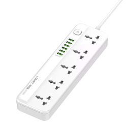 LDNIO SC5614 Power Strip Surge Protector with 5 AC Outlets and 6 USB Charging Ports