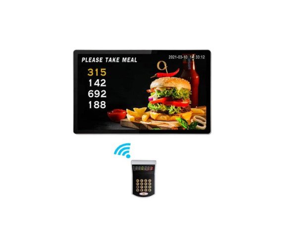 LED Counter TV Display Queue Ticket