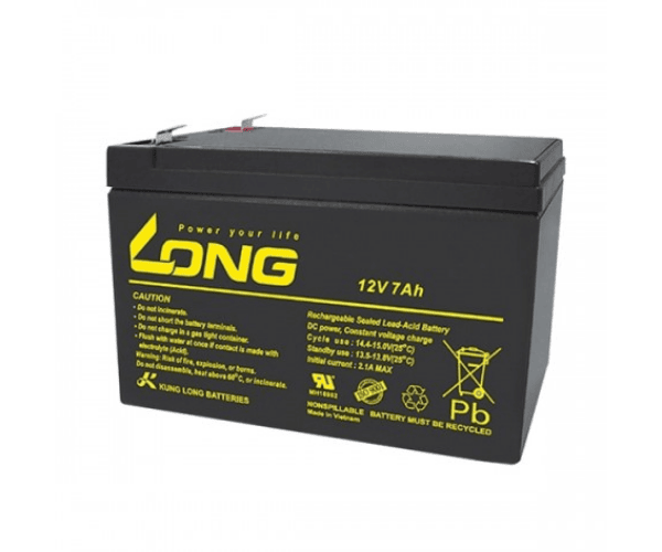 LONG LG7-12 12V 7Ah Rechargeable Sealed Lead Acid Battery