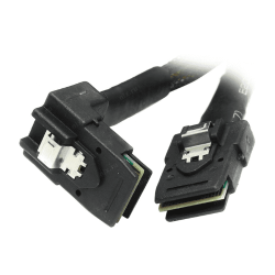 LSI LSI00275 CBL-RA8087SB-10M L5-00198-00 1M Internal Multi-Lane Right-angle Mini-SAS to Mini-SAS Cable with Sideband