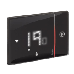 Legrand Smarther with Netatmo Connected Thermostat Flush Mounting Black