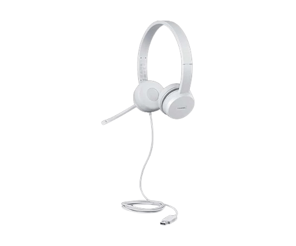 Lenovo 110 White Wired Stereo Headphone