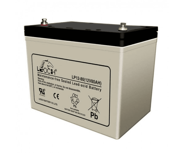 Leoch LP12-80 (12V 80Ah) Sealed Lead Acid Battery