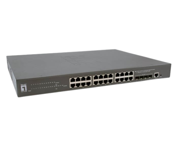 Levelone GTP-2871 Versatile Gigabit PoE Switch in Bangladesh