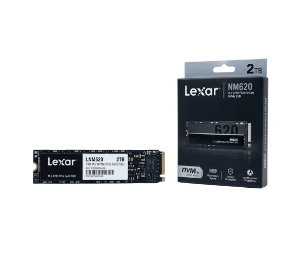 Lexar LNM620 M.2 SSD 2TB NVMe PCIe Gen3 Internal SSD