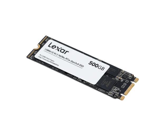 Lexar LNM610 M.2 SSD 500GB NVMe PCIe Gen3 Internal SSD
