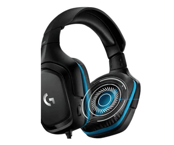 Logitech G431 7.1 Surround Sound Gaming Headphone Black