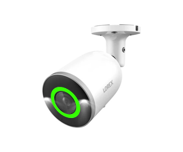 Lorex H16 4K IP Wired Bullet Security Camera with Smart Security Lighting and Smart Motion Detection