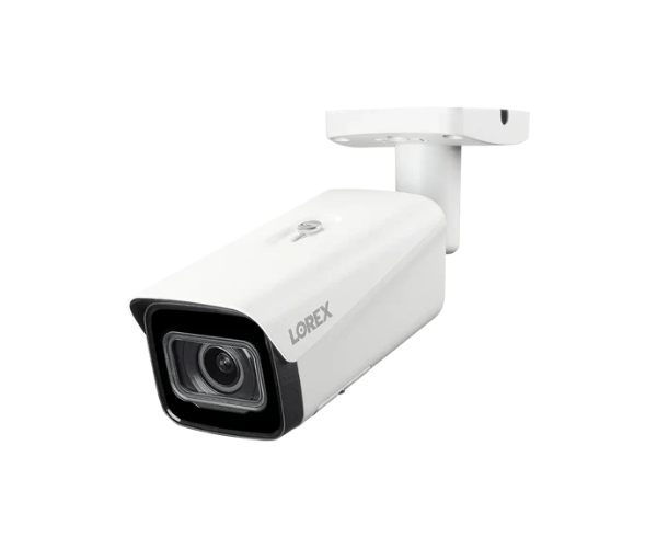 Lorex N4 4K (8MP) IP ePoE Wired Bullet Security Camera with Vandal-Proof Design, Motorized Varifocal Lens, 30 FPS Recording, and 4X Optical Zoom