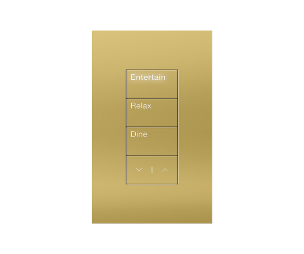 Lutron HQWT-U-P4W-QB Homeworks QS Wired Keypad Palladiom