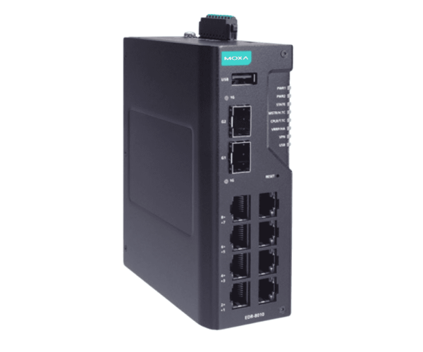 MOXA EDR-8010-VPN-2GSFP-T Multiport Industrial Secure Router