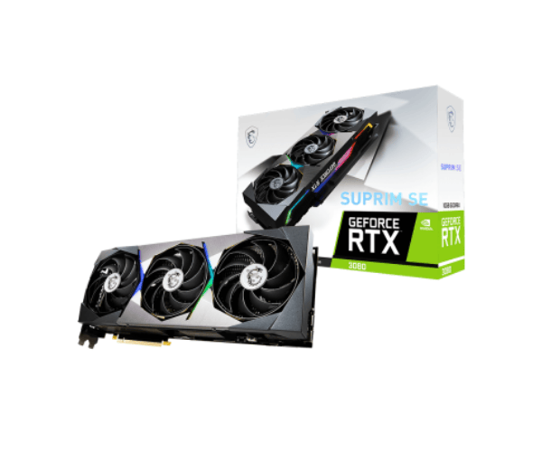 MSI GeForce RTX 3080 SUPRIM SE 10G Graphics Card
