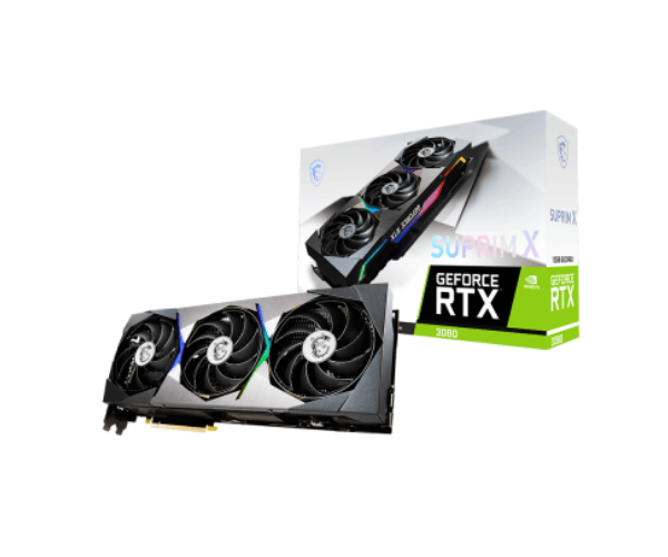MSI GeForce RTX 3080 SUPRIM X 12G LHR Graphics Card