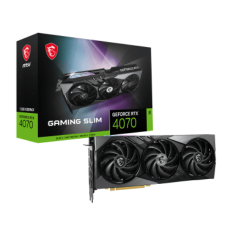 MSI GeForce RTX 4070 GAMING SLIM 12GB Graphics Card
