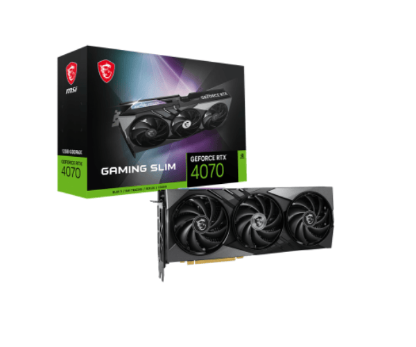 MSI GeForce RTX 4070 GAMING SLIM 12GB Graphics Card