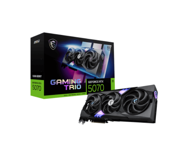 MSI GeForce RTX 5070 12G GAMING TRIO OC Graphics Card