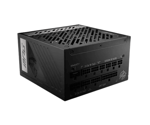 MSI MPG A1000G PCIE5 1000W 80 Plus Gold Full Modular Power Supply