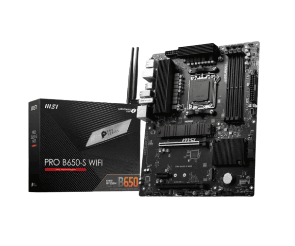 MSI PRO B650-S WIFI DDR5 AM5 ATX Motherboard