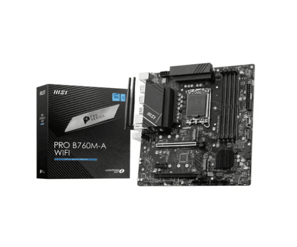 MSI PRO B760M-A WIFI mATX Motherboard