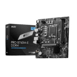 MSI PRO B760M-E DDR4 mATX Motherboard
