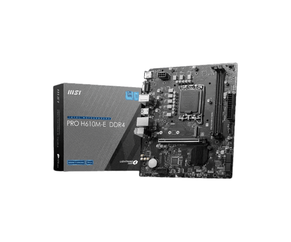 MSI PRO H610M-E DDR4 mATX Motherboard