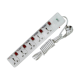 Many MTS-154 2 Pin 5 Port White Power Strip