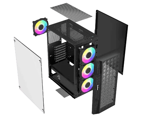 MaxGreen 2616 Mid-Tower ARGB ATX Gaming Case