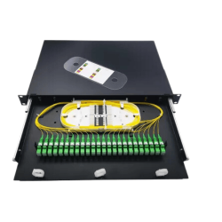 Metal 1U 24 Port SC ST ODF Rack Mount Patch Panels