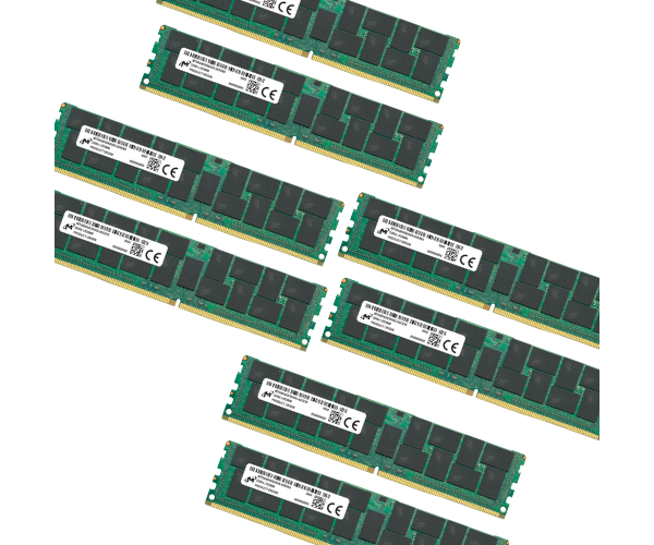 Micron 1TB (8x128GB) DDR4-3200 LRDIMM memory module